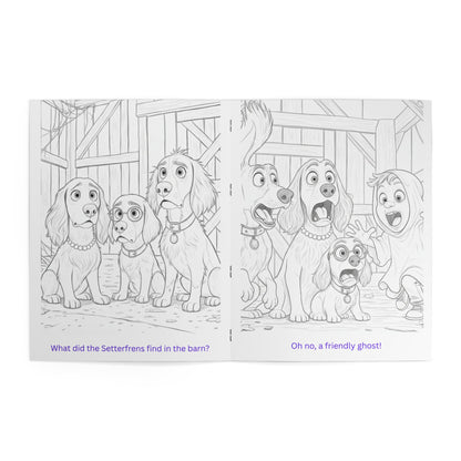 Spooky Creative Coloring Book, Educational Relaxing Kids Activity, Seasonal Halloween Gift