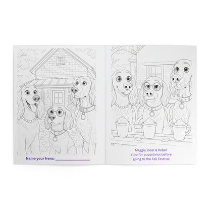Spooky Creative Coloring Book, Educational Relaxing Kids Activity, Seasonal Halloween Gift
