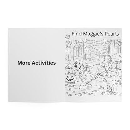 Spooky Creative Coloring Book, Educational Relaxing Kids Activity, Seasonal Halloween Gift